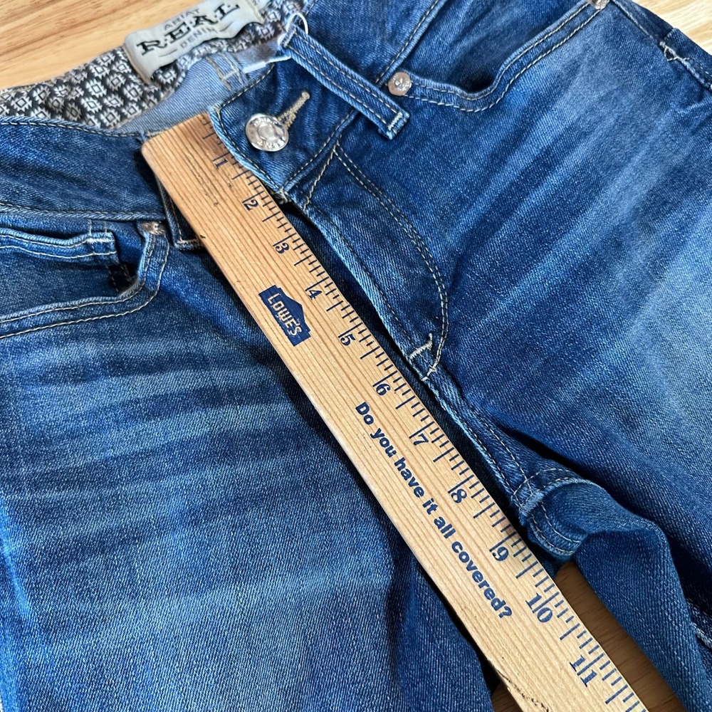 Ariat Jeans Womens 27L Blue Denim Makenzie Perfect Rise Straight Real 28x34" - Picture 12 of 16